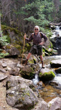 Custom handcrafted 'JED' NatureCanes & Walking Sticks; hiking and walking sticks