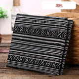 Ethnic style cotton linen fabric textile patchwork sofa cover pillow hotel bar tablecloth curtain decorative crafts materials