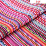 Ethnic style cotton linen fabric textile patchwork sofa cover pillow hotel bar tablecloth curtain decorative crafts materials