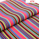 Ethnic style cotton linen fabric textile patchwork sofa cover pillow hotel bar tablecloth curtain decorative crafts materials