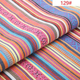 Ethnic style cotton linen fabric textile patchwork sofa cover pillow hotel bar tablecloth curtain decorative crafts materials