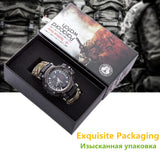 Outdoor Survival Watch Multifunctional Waterproof Military Tactical Paracord Watch Bracelet Camping Hiking Emergency Gear EDC