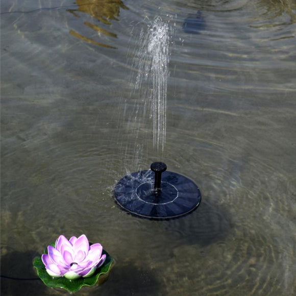 Mini Solar Fountain Round Water Source Home Water Fountains Decoration Garden Pond Swimming Pool Bird Bath Waterfall Dropship