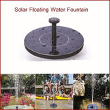 Mini Solar Fountain Round Water Source Home Water Fountains Decoration Garden Pond Swimming Pool Bird Bath Waterfall Dropship