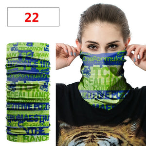 Fashion Men Women Head Face Neck Sunshade Collar Gaiter Tube Bandana Scarf  Sports Headwear Scarf Dustproof Outdoor Fishing