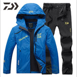 Fishing Suit Men Spring Autumn Thin Fishing Clothing Hooded Sports Hiking Fishing Jacket Outdoor Clothes Fishing Wear