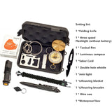 Outdoor Survival Kit Set,Camping Hiking Tactical Gear Emergency SOS First Aid Supplies Outdoor Travel Camping Survival Edc Kit