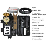 Outdoor Survival Kit Set,Camping Hiking Tactical Gear Emergency SOS First Aid Supplies Outdoor Travel Camping Survival Edc Kit