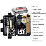 Outdoor Survival Kit Set,Camping Hiking Tactical Gear Emergency SOS First Aid Supplies Outdoor Travel Camping Survival Edc Kit