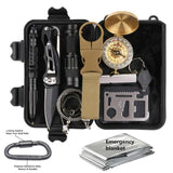 Outdoor Survival Kit Set,Camping Hiking Tactical Gear Emergency SOS First Aid Supplies Outdoor Travel Camping Survival Edc Kit