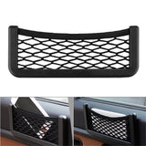 Universal Black Car Storage Net Bag Car Mesh Debris Storage Pocket Organizer Car Phone Holder Seat Side Bag Outdoor Gadgets Hot