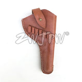 Hunter brown leather holster belt vintage 5" or 6" revolver